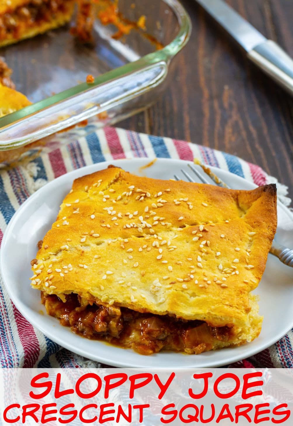 Sloppy Joe Crescent Squares